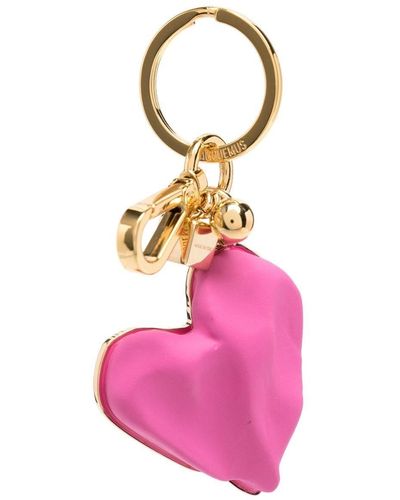Jacquemus Coeur Heart Schlüsselanhänger - Pink