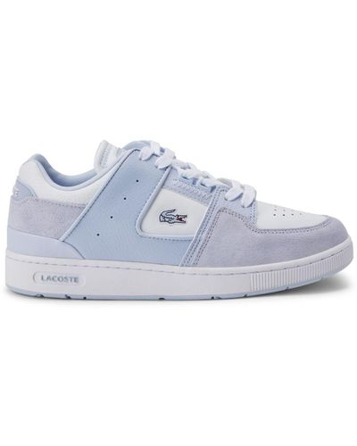 Lacoste Court Cage Leather Sneakers - Blue