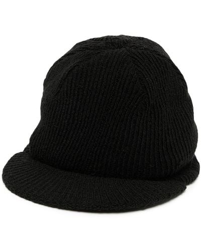 Undercover Logo-embroidered Rib-knit Cap - Black