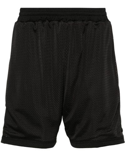 Represent Pantalones cortos con perforaciones - Negro
