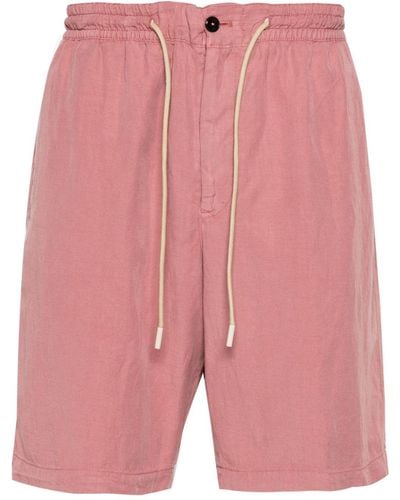 PT Torino Textured Bermuda Shorts - Pink
