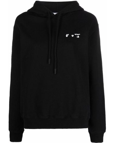 Off-White c/o Virgil Abloh Sudadera con logo Swimming Man - Negro