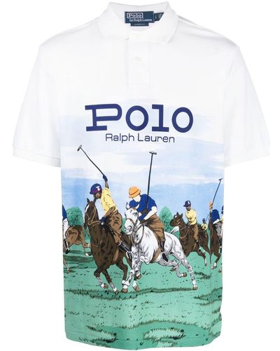Polo Ralph Lauren Poloshirt Met Motiefprint - Meerkleurig