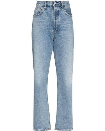 Agolde '90s Pinch Waist Straight-leg Jeans - Blue