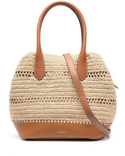 Women's Polo Ralph Lauren Beach bag tote and straw bags from $198 | Lyst