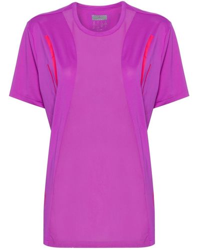 adidas By Stella McCartney ASMC T-Shirt mit Streifendetail - Pink