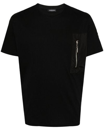 CoSTUME NATIONAL T-Shirt mit Rundhalsausschnitt - Schwarz