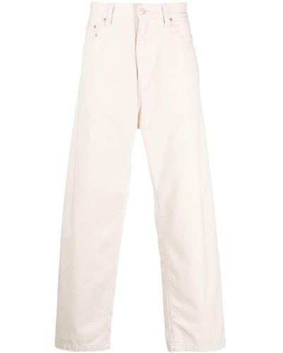 Carhartt Weite Jeans mit Logo-Patch - Weiß