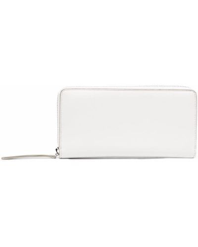 Maison Margiela Four-stitch Leather Wallet - White