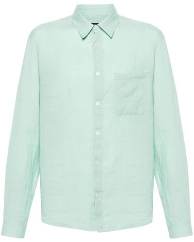 A.P.C. Cassel Linen Shirt - Green