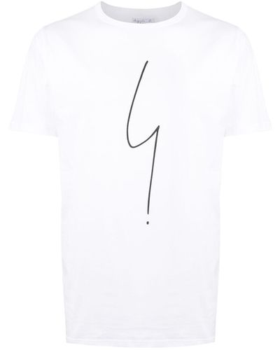 agnès b. Coulos Scribble Print T-shirt - White