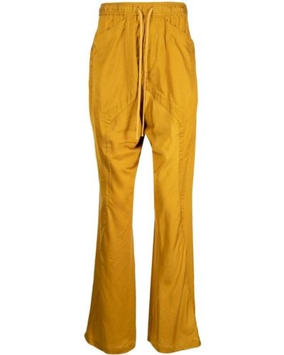 Julius Drawstring-waist Flared Trousers - Yellow
