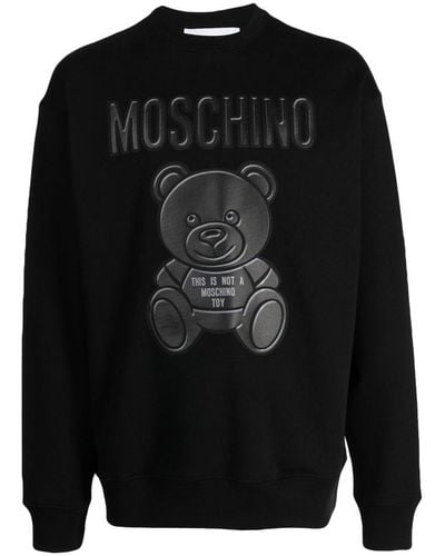 Moschino Sweatshirt aus Bio-Baumwolle - Schwarz