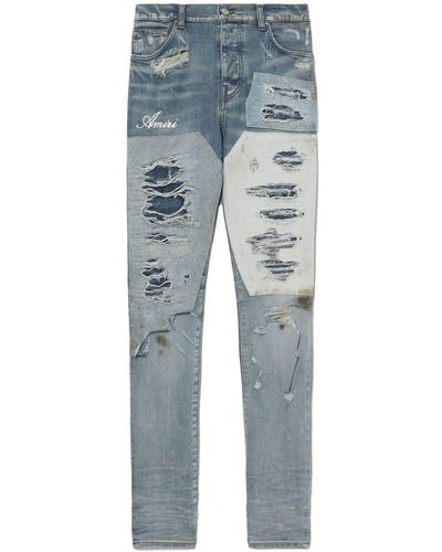 Amiri Jeans con effetto vissuto - Blu