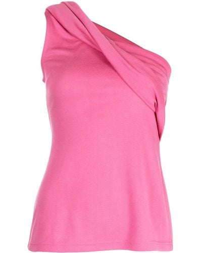 Acler Tompkins One-shoulder Top - Pink