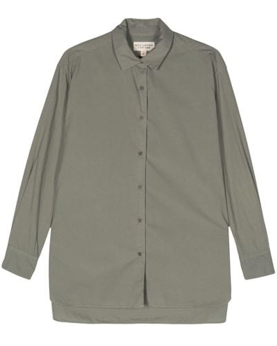 Nili Lotan Yorke Cotton Shirt - Grey