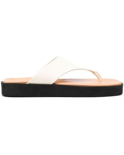 By Malene Birger Marisol Leather Sandals - White