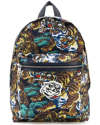 KENZO 'flying Tiger' Backpack - Multicolour
