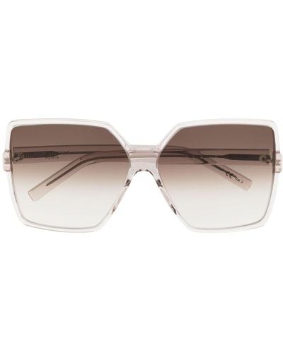 Saint Laurent Gradient Oversize-frame Sunglasses - Multicolor