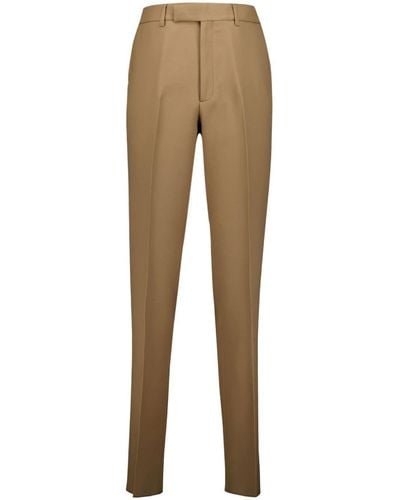 Gucci Tailored Wide-leg Pants - Natural