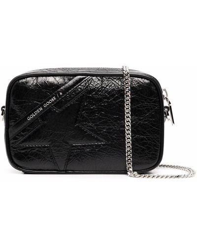 Golden Goose Crossbodytas Met Logoprint - Zwart