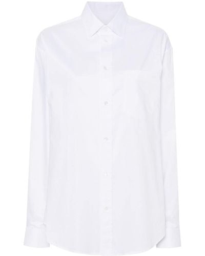 DARKPARK Camisa Anne con logo bordado - Blanco