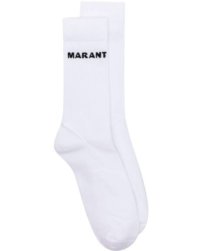 Isabel Marant ロゴ 靴下 - ホワイト