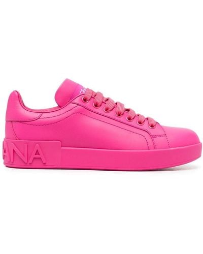 Dolce & Gabbana 'portofino' Sneakers - Roze