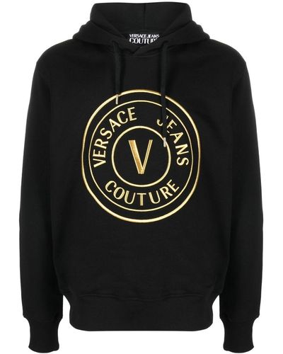 Versace ロゴ パーカー - ブラック