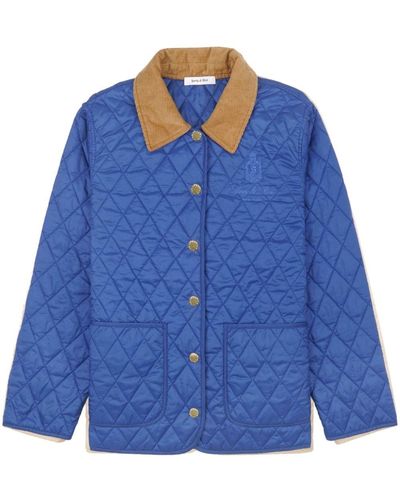 Sporty & Rich Vendome Quilted Jacket - Blue