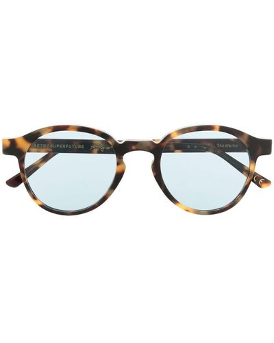 Retrosuperfuture The Warhol Cheetah-print Sunglasses - Brown