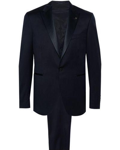 Tagliatore Single-breasted Three-piece Suit - Blue