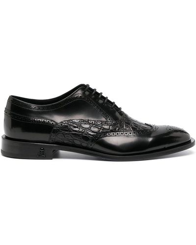 Philipp Plein Zapatos oxford Leather Derby - Negro