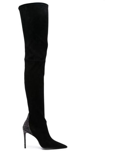 Stuart Weitzman Ultrastuart Royale 100mm Boots - Black