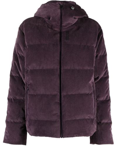 Colmar Corduroy Puffer Ski Jacket - Purple