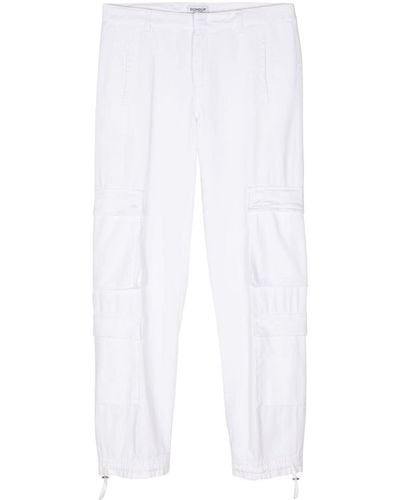 Dondup Pantalon Tori à poches cargo - Blanc