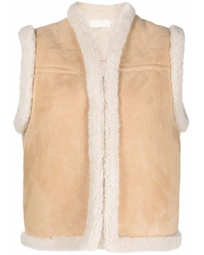 Nili Lotan Two-tone Sheepskin Gilet - Multicolour