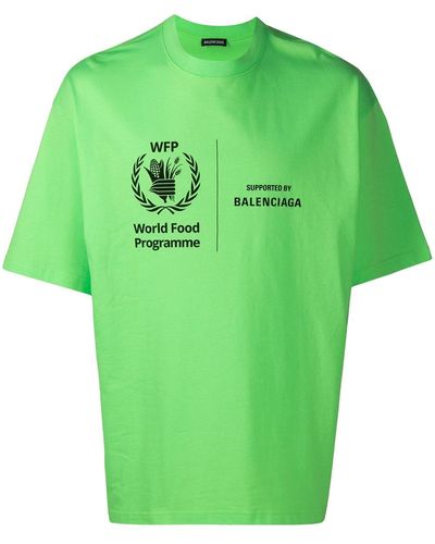 Balenciaga Camiseta World Food Programme - Verde
