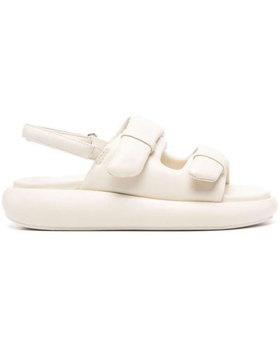 Ash Vinci Leather Sandals - White