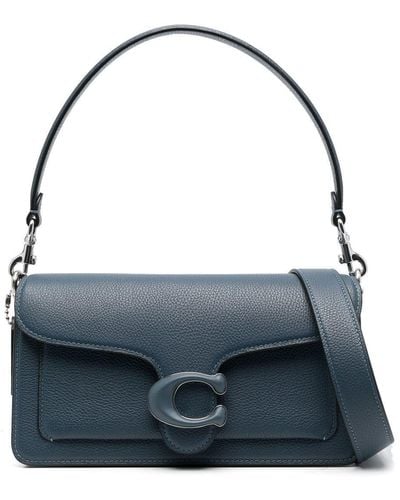 COACH Tabby Leather Satchel Bag - Blue