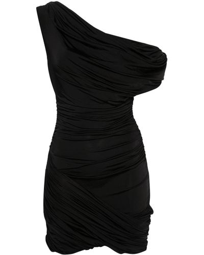 Magda Butrym Ruched Mini Dress - Black