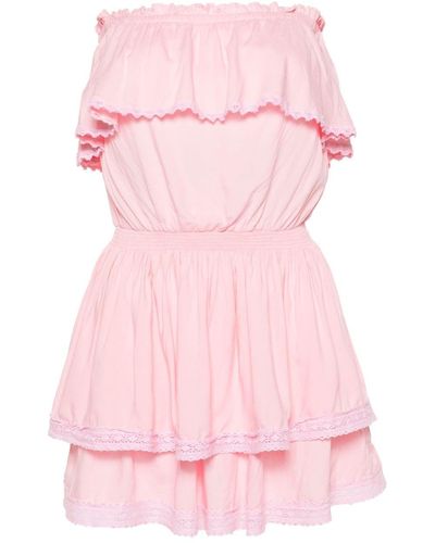 Melissa Odabash Robe-bustier Salma à coupe courte - Rose