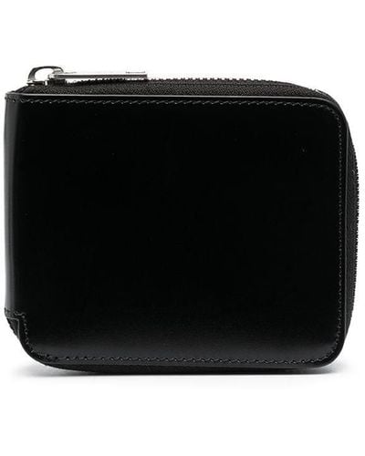 Maison Margiela ファスナー財布 - ブラック