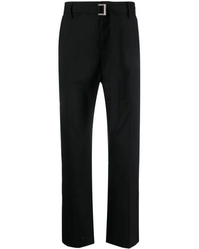 Sacai Straight-leg Tailored Pants - Black