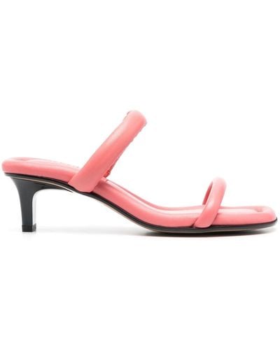 Isabel Marant Raree Leather Sandals - Pink