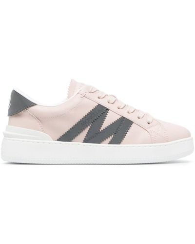 Moncler Sneakers Pink - White