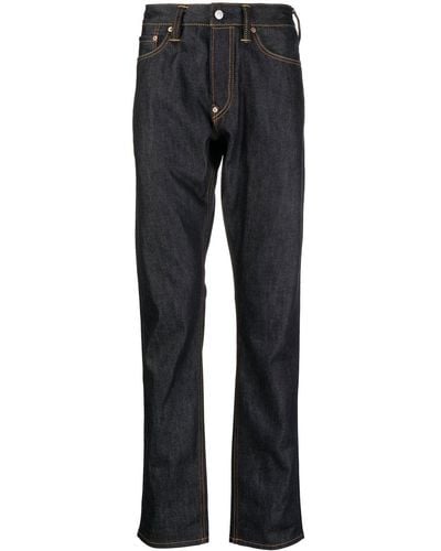 Evisu Low-rise Slim-cut Jeans - Blue