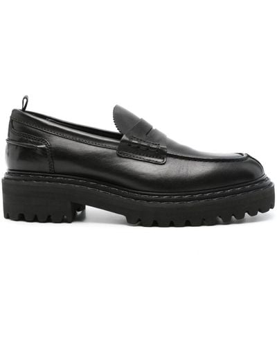 Officine Creative Provence Leather Loafers - Black
