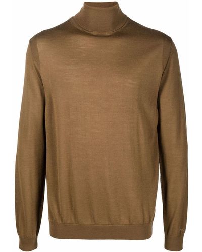 Woolrich Fine-knit Roll-neck Sweater - Brown