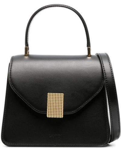 Lanvin Concerto Leather Top-handle Bag - Black
